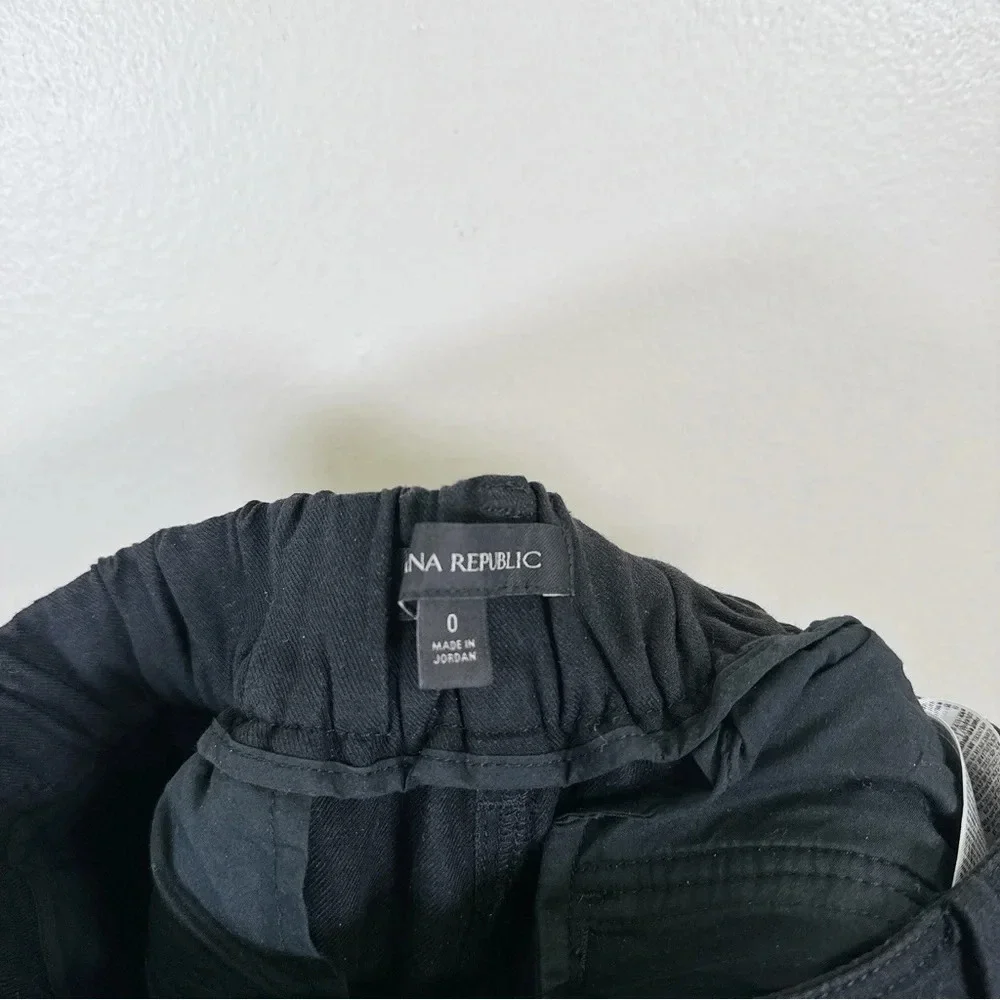 Banana Republic Cargo Utility Black Pant